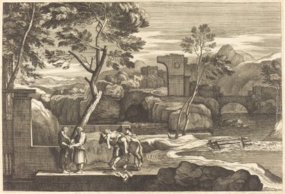 The Samaritan Takes the Man to an Inn by Sébastien Bourdon