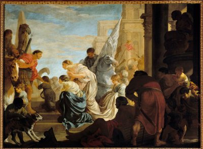 The Encounter Between Antoine and Cleopatra by Sébastien Bourdon