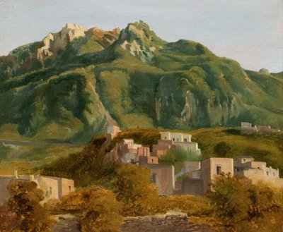 Village on the Island of Ischia by Sébastien Louis Guillaume Norblin de la Gourdaine