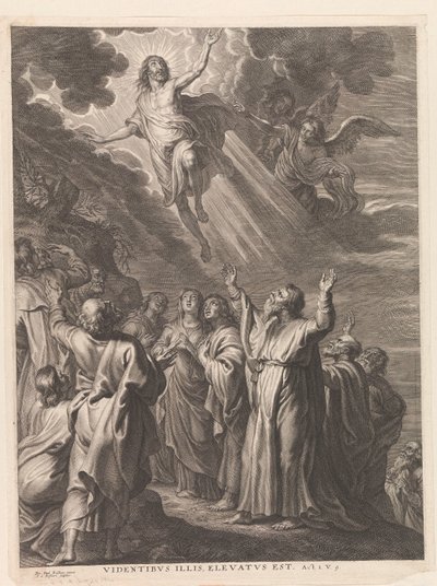 Ascension of Christ by Schelte Adamsz. Bolswert