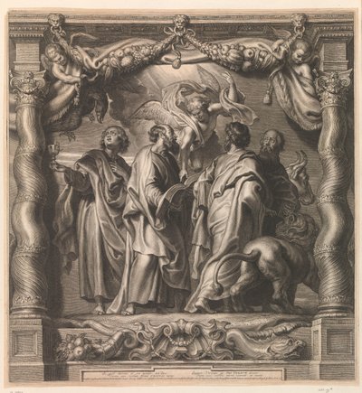 The Four Evangelists by Schelte Adamsz. Bolswert