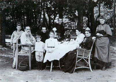 The family of Russian author Leo Tolstoy by Scherer Nabholz and Co