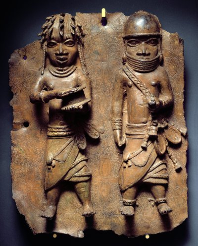 Benin Plaque, ritual to strengthen the Oba