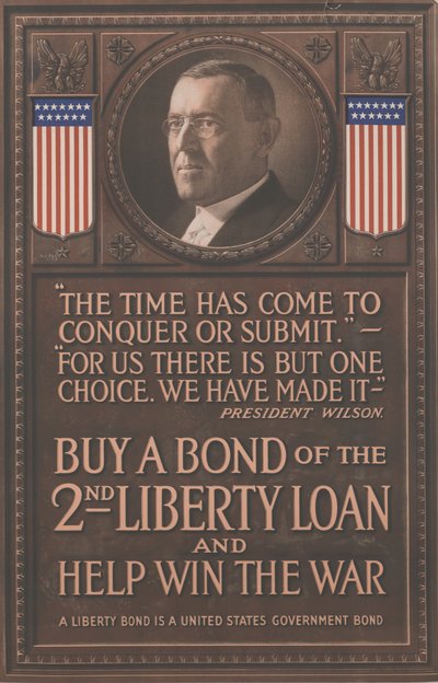 Buy a bond of the 2nd Liberty Loan and help win the War, c.1917 by School American