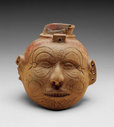 Head Effigy Vessel by School American