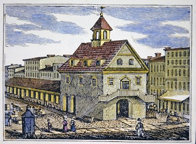 The Old Court House of Philadelphia by School American