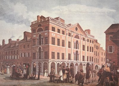 The corner of Third and Market Streets, Philadelphia by School American