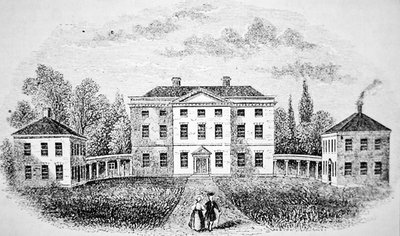 The palatial residence of Governor Tryon of North Carolina by School American