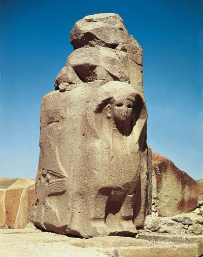 Hittite ruins of Alaca Hoyuk and the Gateway of sphinxes, Turkey. Anatolian civilization by School Anatolian