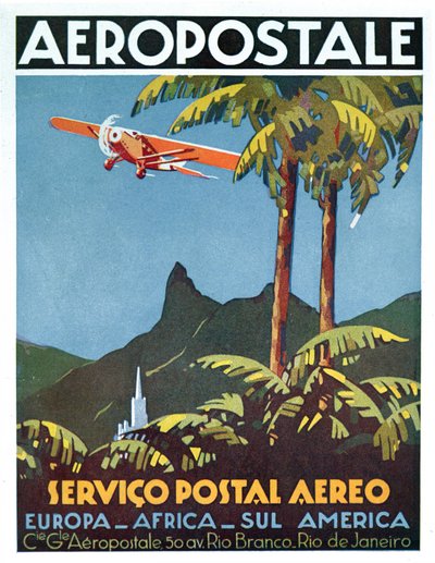 Aeropostale, Air Postal Service, Rio de Janeiro by School Brazilian