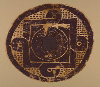 Looped Roundel from a Blanket or Cover, 300s-400s by School Byzantine