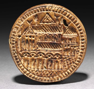 Mold for a Eulogia (Blessing) Bread, 600s-900s by School Byzantine