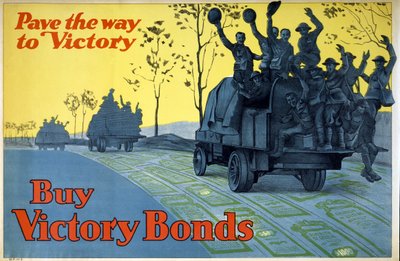 Buy War Bonds. Pave the Way to Victory by School Canadian