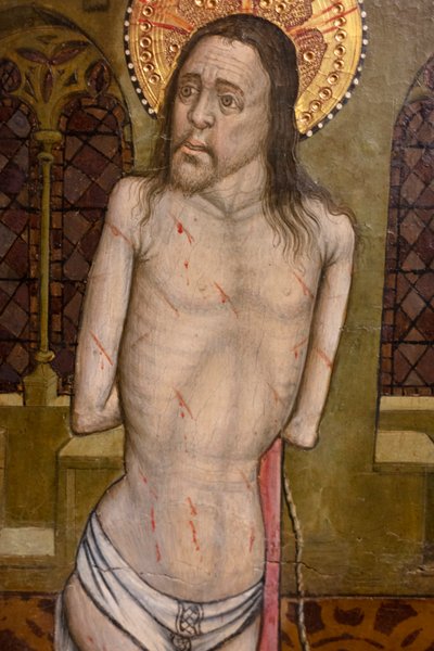 Altarpiece of Sant Miquel by School Catalan