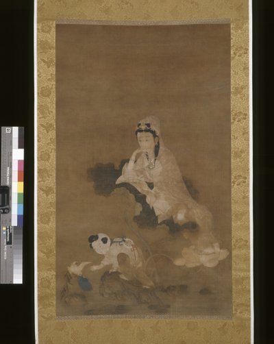 Avalokitesvara (Guanyin) On Lotus by School Chinese