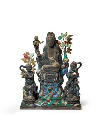 Buddhist Figural Group by School Chinese