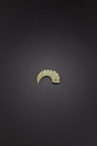 Dragon-Silkworm Pendant, Late Shang-Early Western Zhou Dynasty by School Chinese