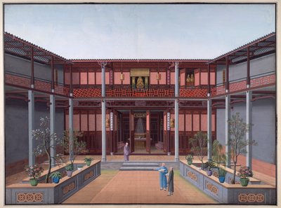 Honam Temple - Hall of Kuan Yin, Courtyard of Zen by School Chinese