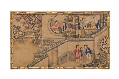 One of 24 Scenes from Dream of the Red Chamber by School Chinese