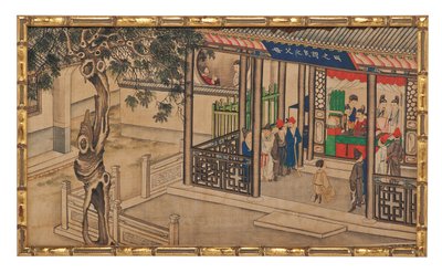 One of Twenty-Four Scenes from Dream of the Red Chamber by School Chinese