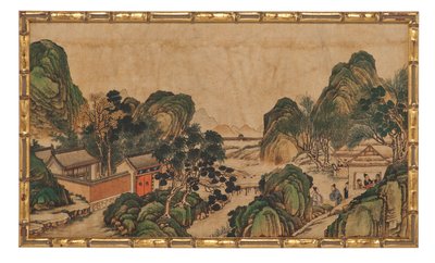 One of Twenty-Four Scenes from Dream of the Red Chamber by School Chinese