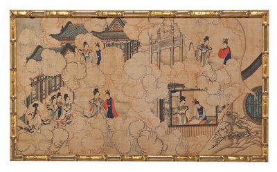 One of Twenty-Four Scenes from Dream of the Red Chamber by School Chinese