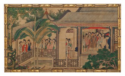 One of Twenty-Four Scenes from Dream of the Red Chamber by School Chinese