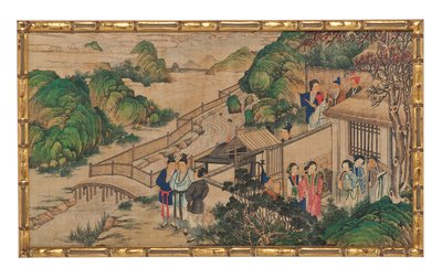 One of Twenty-Four Scenes from Dream of the Red Chamber by School Chinese
