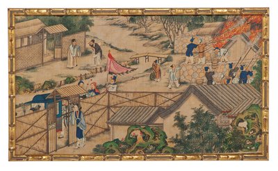 One of Twenty-Four Scenes from Dream of the Red Chamber by School Chinese