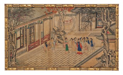 One of Twenty-Four Scenes from Dream of the Red Chamber by School Chinese