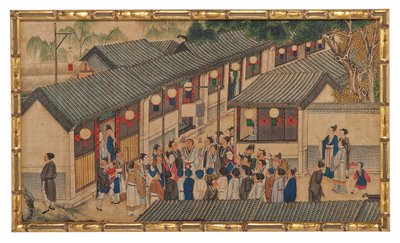 One of Twenty-Four Scenes from Dream of the Red Chamber by School Chinese