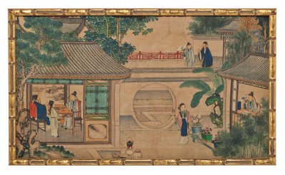One of Twenty-Four Scenes from Dream of the Red Chamber by School Chinese