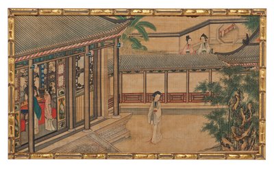 One of Twenty-Four Scenes from Dream of the Red Chamber by School Chinese