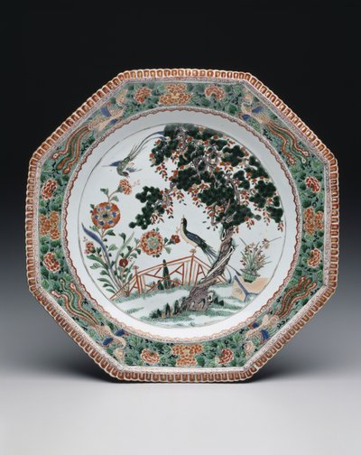 Plate, c.1725-30 by School Chinese