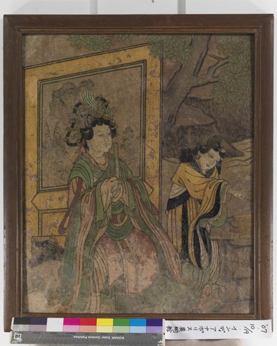 Wall Painting Fragment by School Chinese