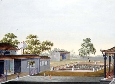 Walled Garden, c.1820-40 by School Chinese