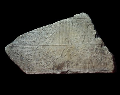 Art Egypt. Scene on the Marees of the Nile. Hunting birds trapped in nets. Paris, Musee Du Louvre by School Egyptian