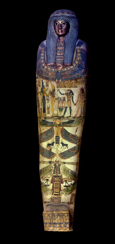 Cover of Sarcophagus of Jedkhonsouioufankh by School Egyptian