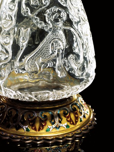 Fatimid ewer, Egypt, 975-1025, mounted by Jean-Valentin Morel, Sevres by School Egyptian