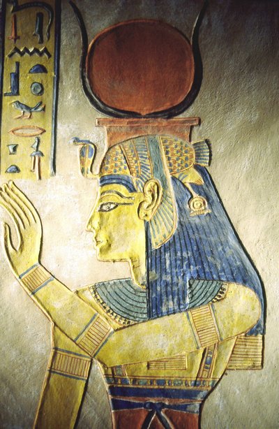 Luxor, Thebes: Left bank of the Nile. Valley of the Queens. Tomb of a son of Ramses II, 20th Dynasty. by School Egyptian