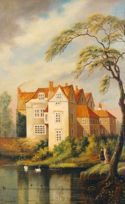 Breadsall Priory, Residence of Dr Erasmus Darwin by School English