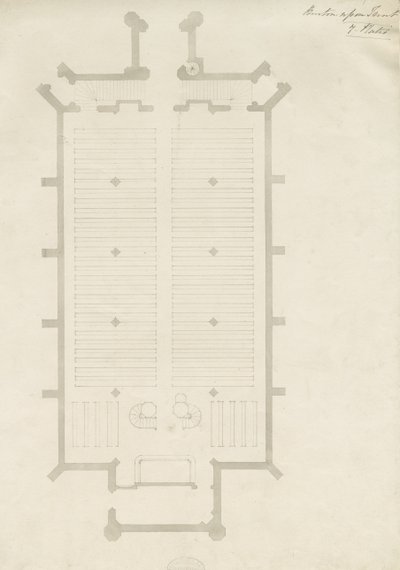 Burton-upon-Trent - Holy Trinity Church by School English