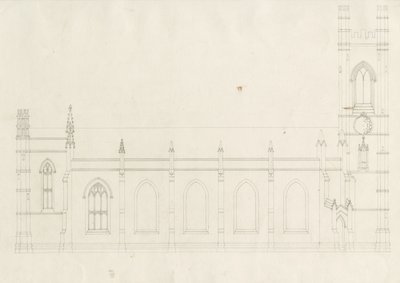 Burton-upon-Trent - Holy Trinity Church by School English
