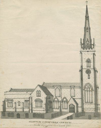Clifton Campville Church by School English