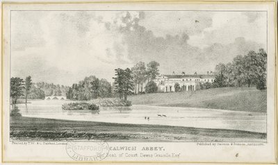 Ellastone - Calwich Abbey by School English