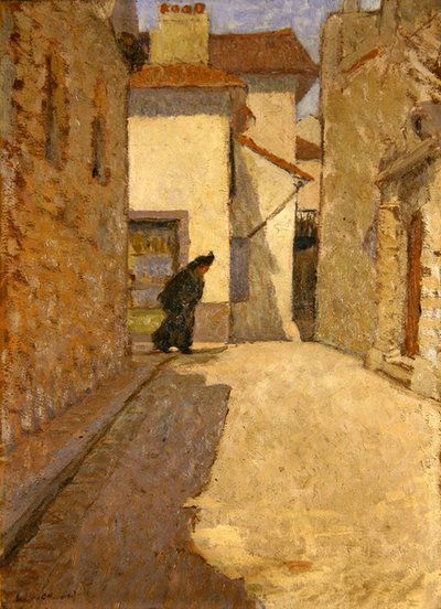 Figure in a Dieppe Street by School English