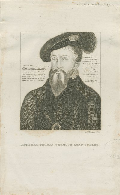 Hill Ridware - Portrait of Admiral Thomas Seymore, Lord Sudley by School English