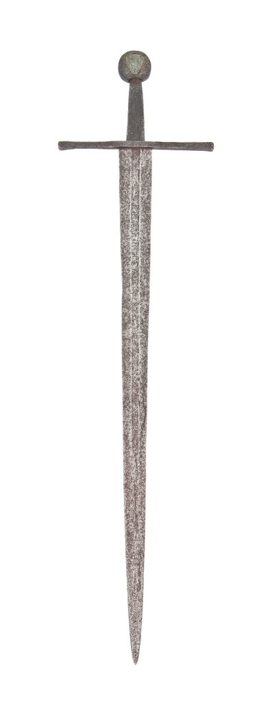 Late Medieval Broadsword, with Earlier Viking Blade and Bearing the Arms of the De Bohun Family, Earls of Hereford and Essex by School English