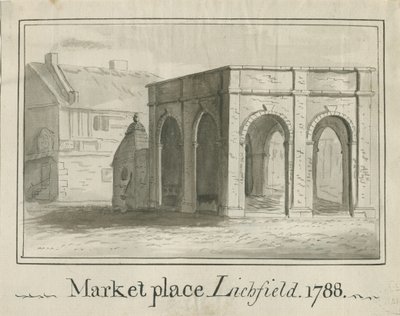 Lichfield - Market Place by School English