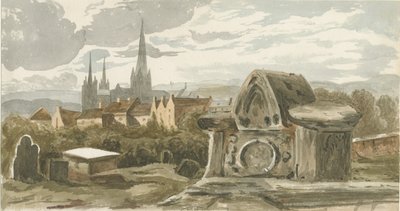 Lichfield - Old tomb in St. Michael